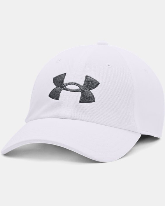Men's UA Blitzing Adjustable Hat, White, pdpMainDesktop image number 0